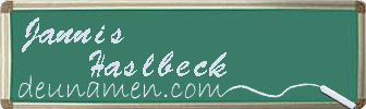 Jannis Haslbeck Visitenkarte